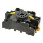 Socket, DIN rail/surface mounting, 11-pin, screw terminals