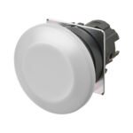 Pushbutton A22NZ Ø22, bezel plastic, MUSHROOM, MOMENTARY, CAP COLOR Opaque WHITE,