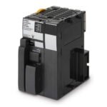 CPU, 50K steps program, 32K words data memory, 32K words x 4 banks EM, 2560 I/O max, RS-232C serial port, USB programming port, 3 expansion racks max.