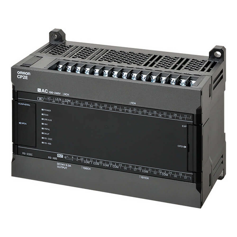 CP2E-S40DT-A CP2E series compact PLC - Standard Type; 24 DI, 16 DO; Relay output; Power supply 220 VAC; 8 kStep Program memory - Image 1