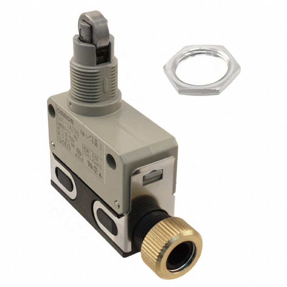 D4E-1A20N Limit switch, slim sealed, screw terminal, general purpose, roller plunger - Image 1