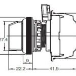 Limit switch, Adjustable roller lever, form lock (metal lever, resin roller), 1NC/1NO (slow-action), 1NC/1NO (slow-action), M20 (1-conduit), manual...