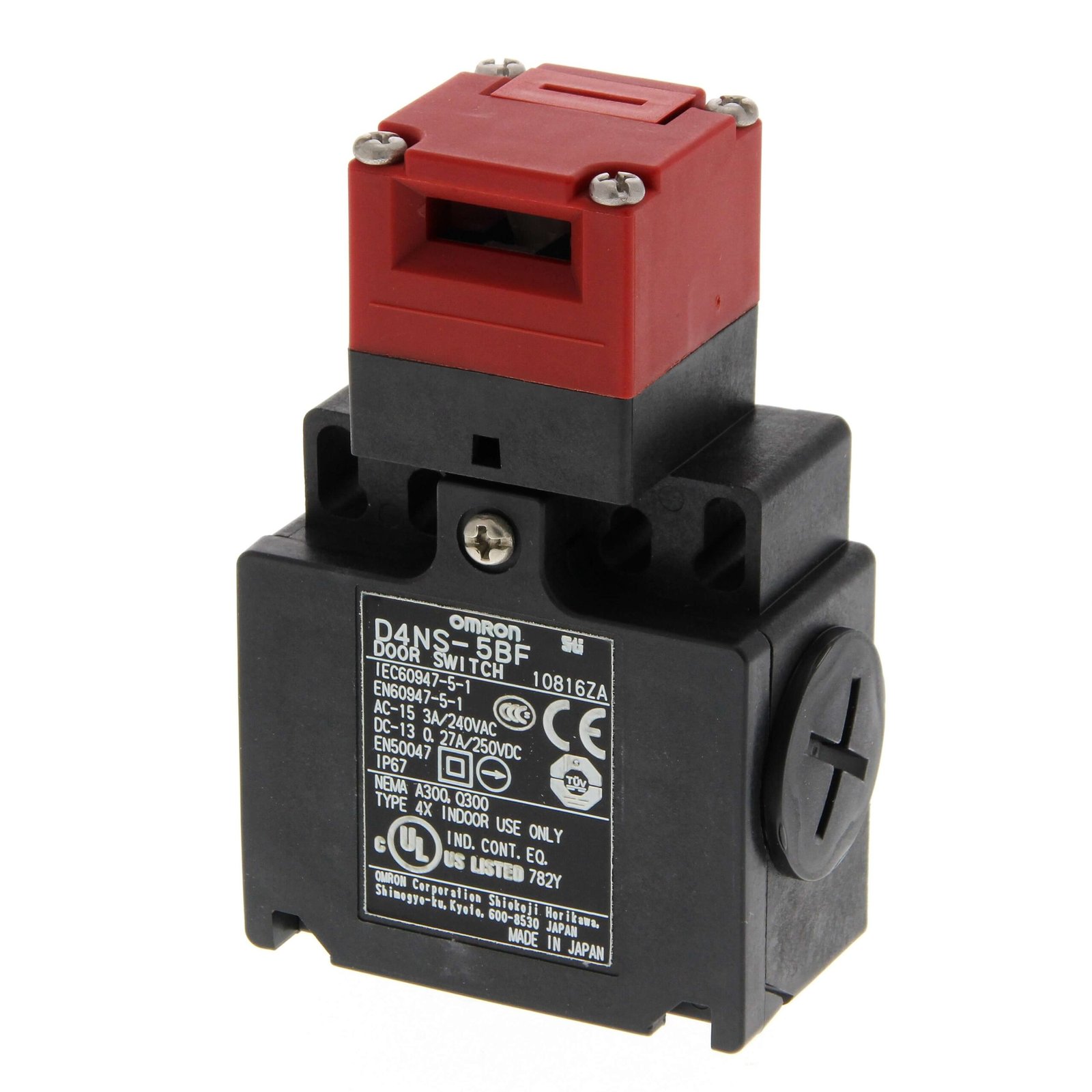 D4NS-5BF Safety interlock switch, PG13.5 (2-conduit), 2NC (slow-action) - Image 1