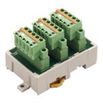 DeviceNet T-Branch tap for 1 branch line, 3 parallel clamp connectors, top cable entry