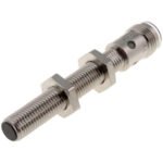 Proximity sensor, inductive, stainless steel, long body, M8, shielded, 1 mm, DC, PNP NO, 3-wire, M12 plag-in connector