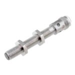 Proximity sensor, inductive, stainless steel, long body, M8, shielded, 2mm, DC, 3-wire, PNP-NC, M12 connector