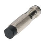 Proximity sensor, inductive, nickel-brass, short body, M12, unshielded, 8 mm, DC, 3-wire, PNP NO, M12 connector