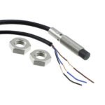 Proximity sensor, inductive, stainless steel, short body, M8, unshielded, 4 mm, DC, 3-wire, PNP-NO, 5 m cable