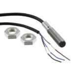 Proximity sensor, inductive, stainless steel, short body, M8, shielded, 2 mm, DC, 3-wire, NPN-NO, 5 m Prewired
