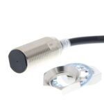 Proximity sensor, inductive, brass-nickel, M18, shielded, 11 mm, NC, 5 m cable, DC 2-wire, no polarity