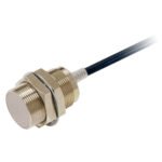 Proximity sensor, inductive, nickel-brass, short body, M30, shielded, 15 mm, DC, 3-wire, PNP NO, IO-Link COM3, 10 m cable