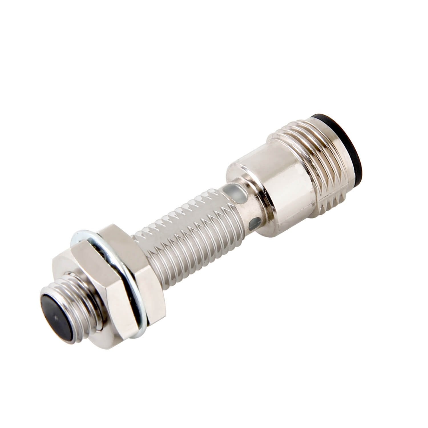 E2E-X3x8-M1 Proximity sensor, inductive, short SUS body M8, shielded, 1.5 mm, DC, 3-wire, PNP NO, IO-Link COM3, M12 connector - Image 1