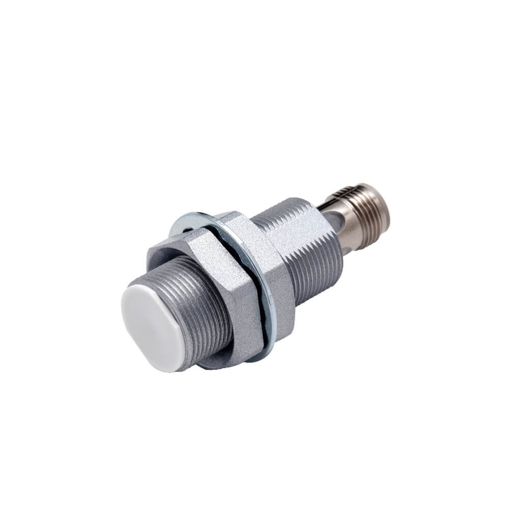 E2EQ-X12x18-M1 Proximity sensor, inductive, Fluororesin coating (base material: brass), M18, shielded, 12 mm, DC, 3-wire, PNP NO, IO-Link COM3, M12 connector - Image 1