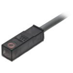 Miniature rectangular Inductive, top surface detection, unshielded, 1.6mm, PNP, NC, 1M cable
