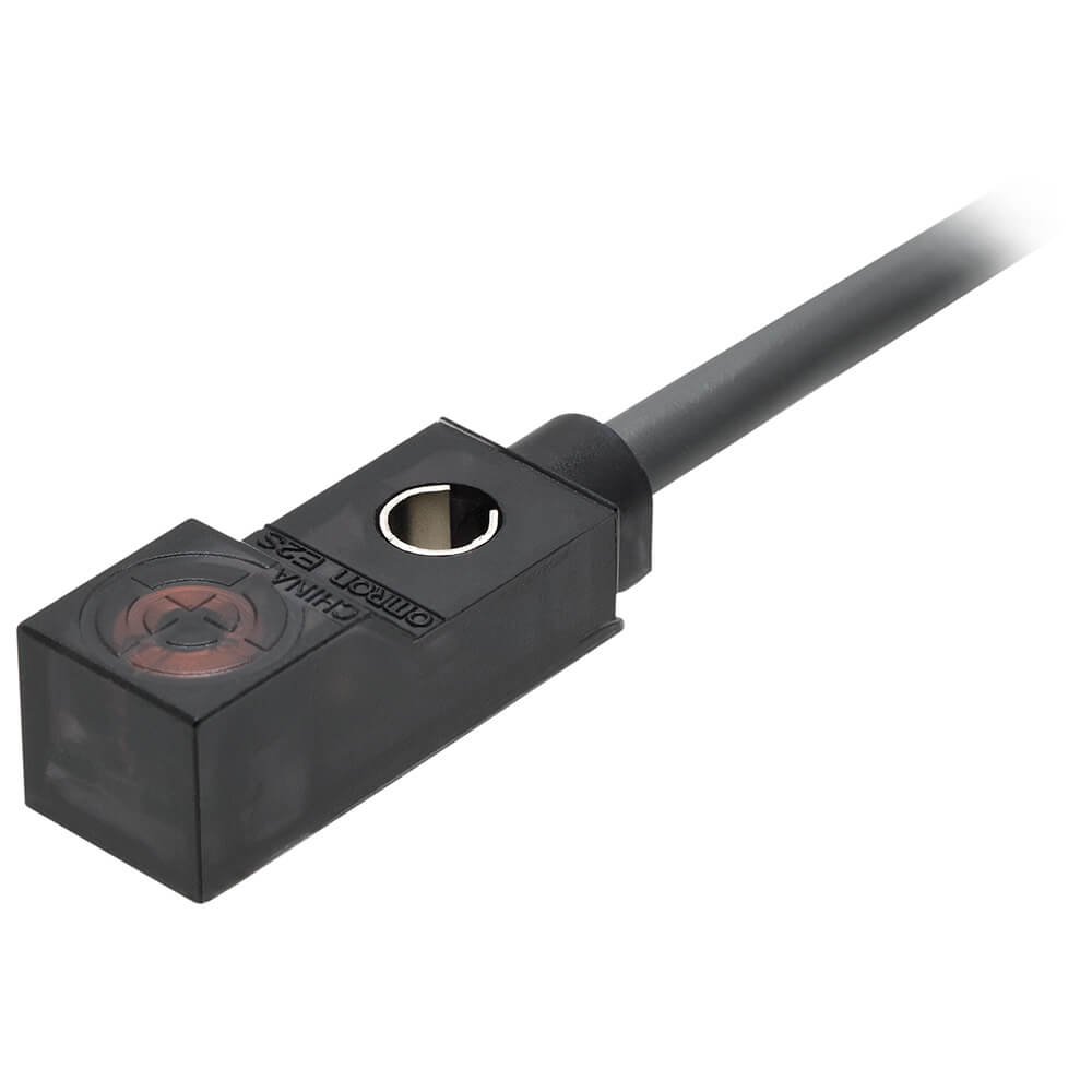 E2S-W2x Miniature rectangular Inductive, top surface detection, unshielded, 2.5mm, 2 wire DC, NO, 1M cable - Image 1