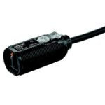 Photoelectric sensor, M18 threaded barrel, plastic, red LED, limited-reflective, 10 - 50 mm, NPN, Light-ON/Dark-ON, 2 m cable