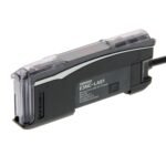 Photoelectric sensor, Laser amplifier, Smart tuning, NPN, double output, external input, 2m cable