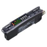 Fiber amplifier, IO-Link, twin digital display, smart tuning, PNP, double output, external input, M8 connector