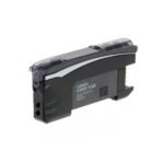 Fiber amplifier, twin digital display, smart tuning, NPN, single output, external input, system connector