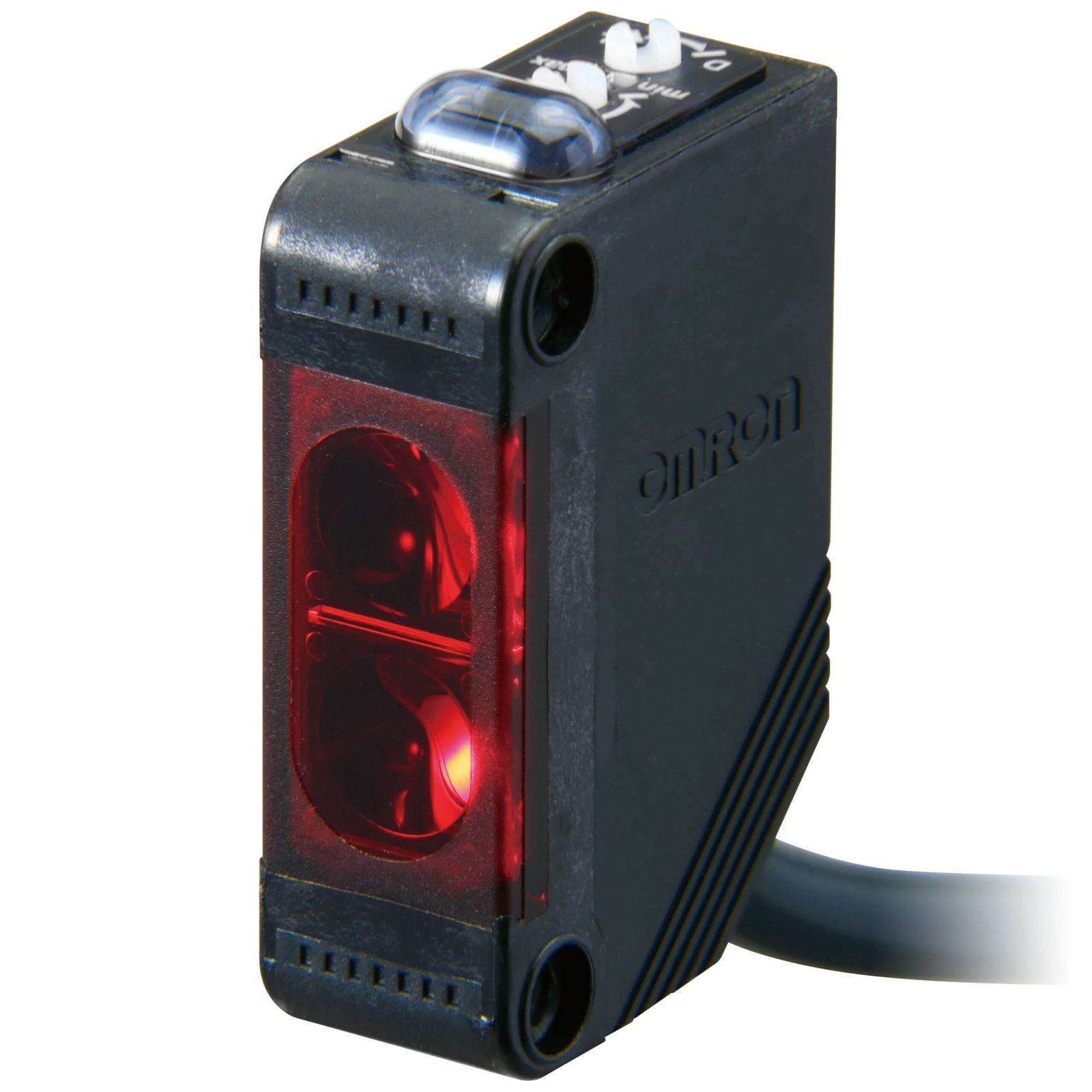 E3Z-Rx1x Photoelectric sensor, rectangular housing, red LED, retro-reflective, 4 m, PNP, Light-ON/Dark-ON, IO-Link COM3, 2 m cable - Image 1