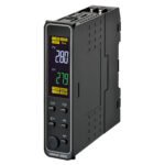 Temp. controller, PRO, DIN Rail 22,5mm, Uni. I/P,1 x Rel. OUT,2 AUX,No cov.,24VAC/DC