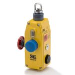 Rope pull emergency stop switch, up to 40m, 2NC + 1NO, M20 wiring entry (3x), without E-stop push-button
