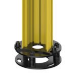 Mount-column adjustable base for F3SG-SR/PG Mounted to the floor mount column or mirror column.The angle and height of the column can be adjusted.