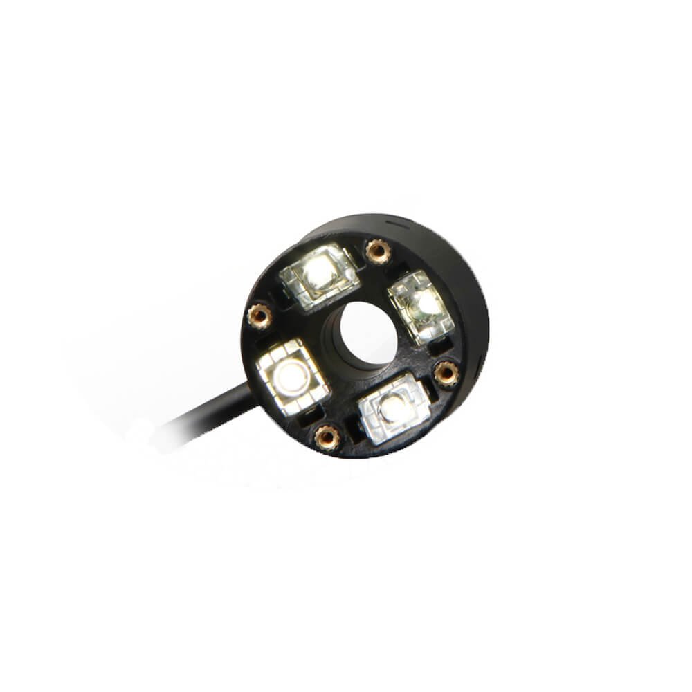 FL-DR32W Ring ODR-light, 32/10mm, wide area model, white LED, IP20, cable 0,3m - Image 1