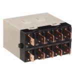 Power relay, W-bracket mounting, quick connect terminals, 4PST-NO, 25 A, 200/240 VAC