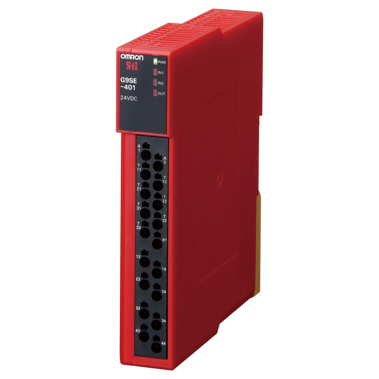 G9SE-401 Safety relay unit, 24 VDC, 4 safety outputs 5 A max, aux. output - Image 1