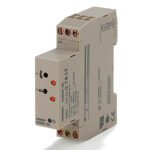 Timer, DIN rail mounting, 17.5 mm, 24-230 VAC/VDC, on-delay, 0.1 s-120 h, SCR output 0.7 A, 2-wire in-line load connection, lockable settings