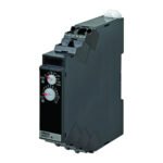 Timer, DIN rail mounting, 17.5mm, On-delay, 0.1s-1200h, 1 x SPDT, 5 A, 24-240 VAC/DC, Push-in terminal