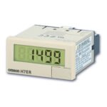 Tachometer, DIN 48x24 mm, self-powered, LCD, 5-digit, 1/60 ppr, VDC input, grey case