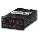 Digital panel meter, DIN48x24mm, DC voltage/current + NPN input, 2x relay outputs, RS-485 port data transmission output, includes color display...