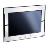 Touch screen HMI, 12.1 inch wide screen, TFT LCD, 24bit color, 1280x800 resolution, frame color : Silver