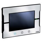 Touch screen HMI, 7 inch wide screen, TFT LCD, 24bit color, 800x480 resolution, frame color : Silver