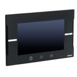 Touch screen HMI, 9 inch wide screen, TFT LCD, 24bit color, 800x480 resolution, frame color : Black