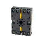 Socket, DIN rail/surface mounting, 8-pin, screw terminals