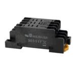 Socket, DIN rail/surface mounting, 11-pin, screw terminals