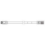 1SA series servo EXTENSION hybrid cable, 20 m, 230 V: 200-750 W