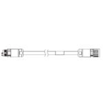 1SA series servo EXTENSION hybrid cable, 10 m, 230 V: 1 kW to 1.5 kW, 400 V: 750 W to 3 kW