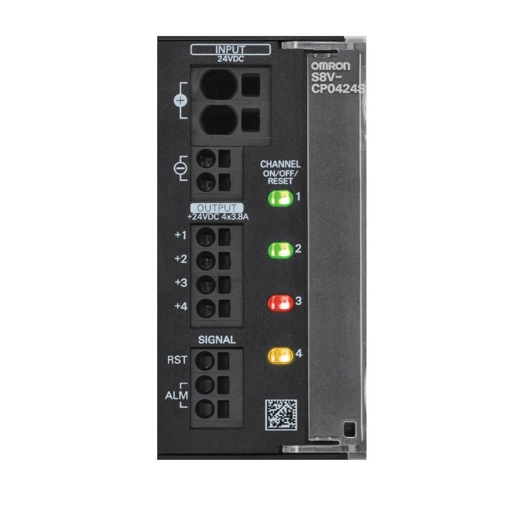 S8V-CP0424S Electronic circuit breaker, 4 channels, 3.8 A per channel, 24 VDC, UL class 2 - Image 1