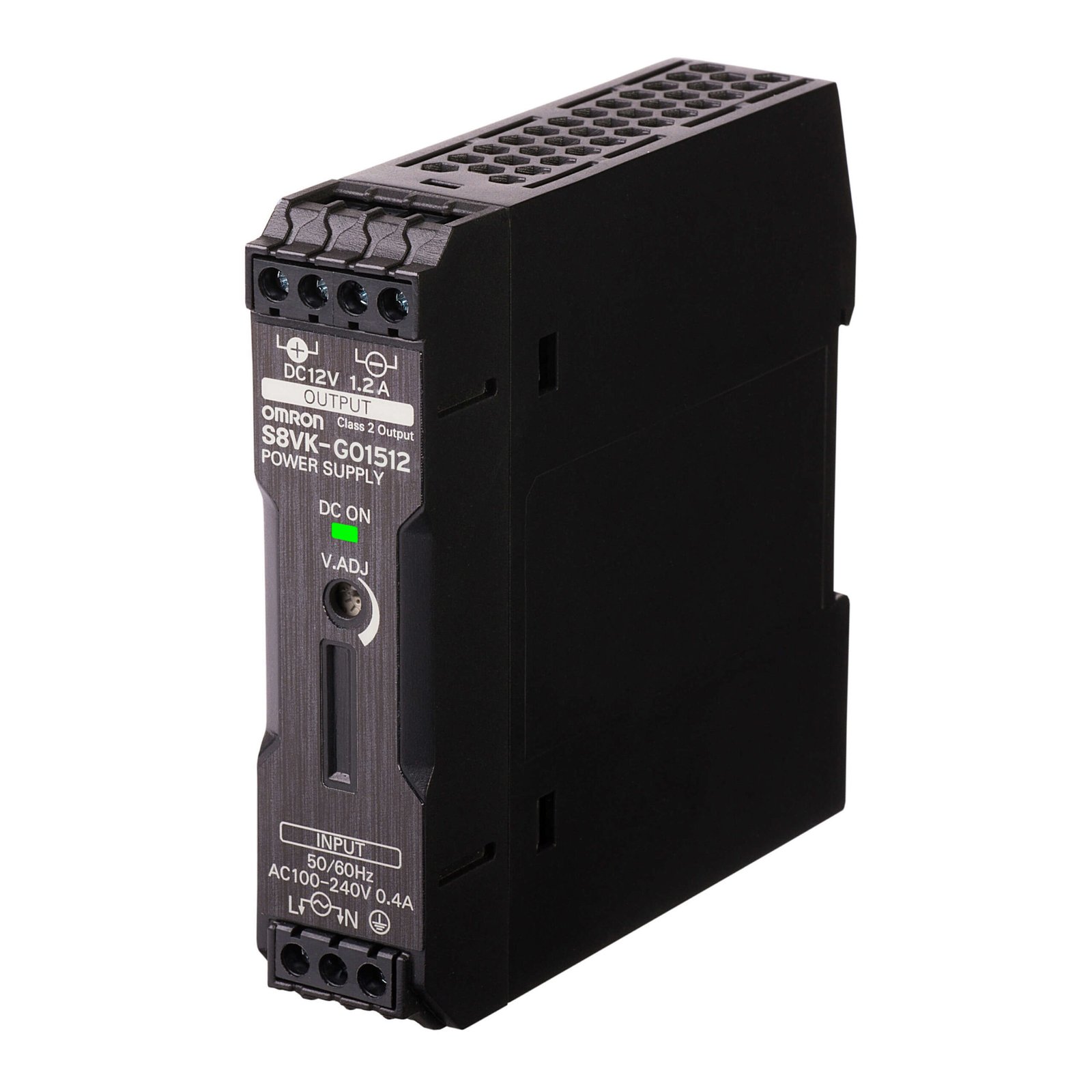 S8VK-G01512 Book type power supply, Pro, 15 W, 12 VDC, 1.2A, DIN rail mounting - Image 1