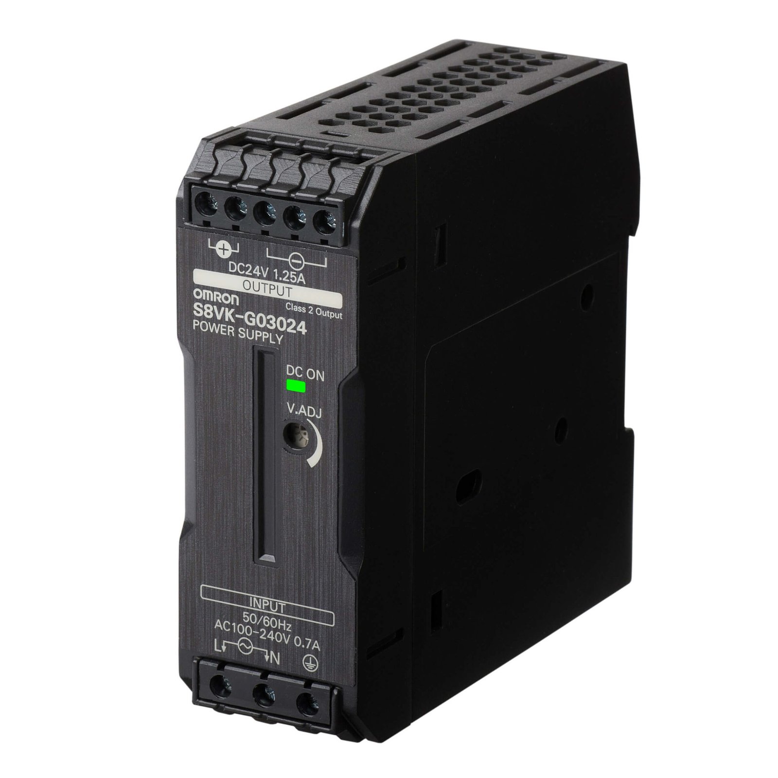 S8VK-G03024 Book type power supply, Pro, 30 W, 24VDC, 1.3A, DIN rail mounting - Image 1