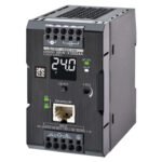 Book type power supply, 120 W, 24 VDC, 5 A, DIN rail mounting, Push-in terminal, Coated, display, Ethernet IP / Modbus TCP compatibility