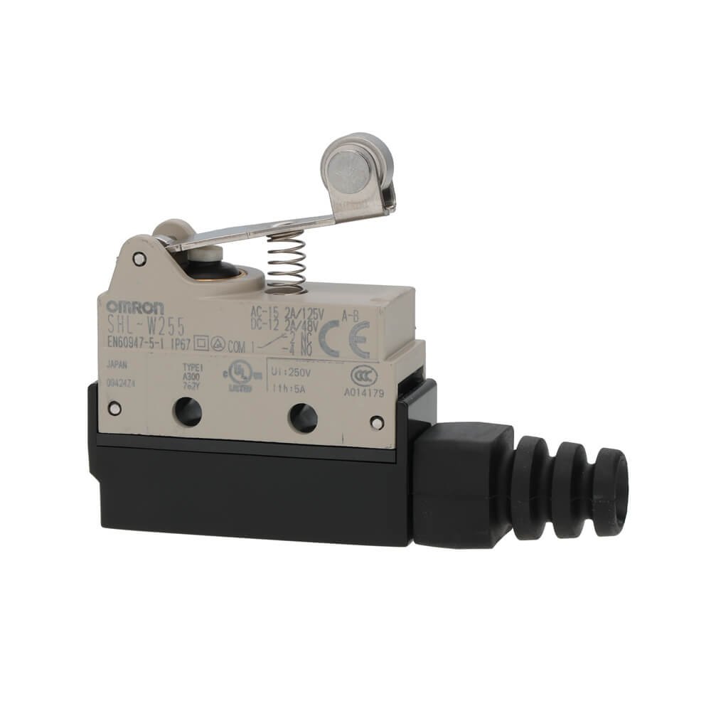 SHL-W255 Enclosed switch, hinge roller lever, SPDT, 10A - Image 1
