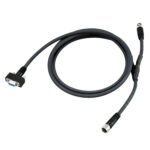 V/F 430-F Camera to QX-1 interconnect cable with RS-232 breakout, 2.7 m