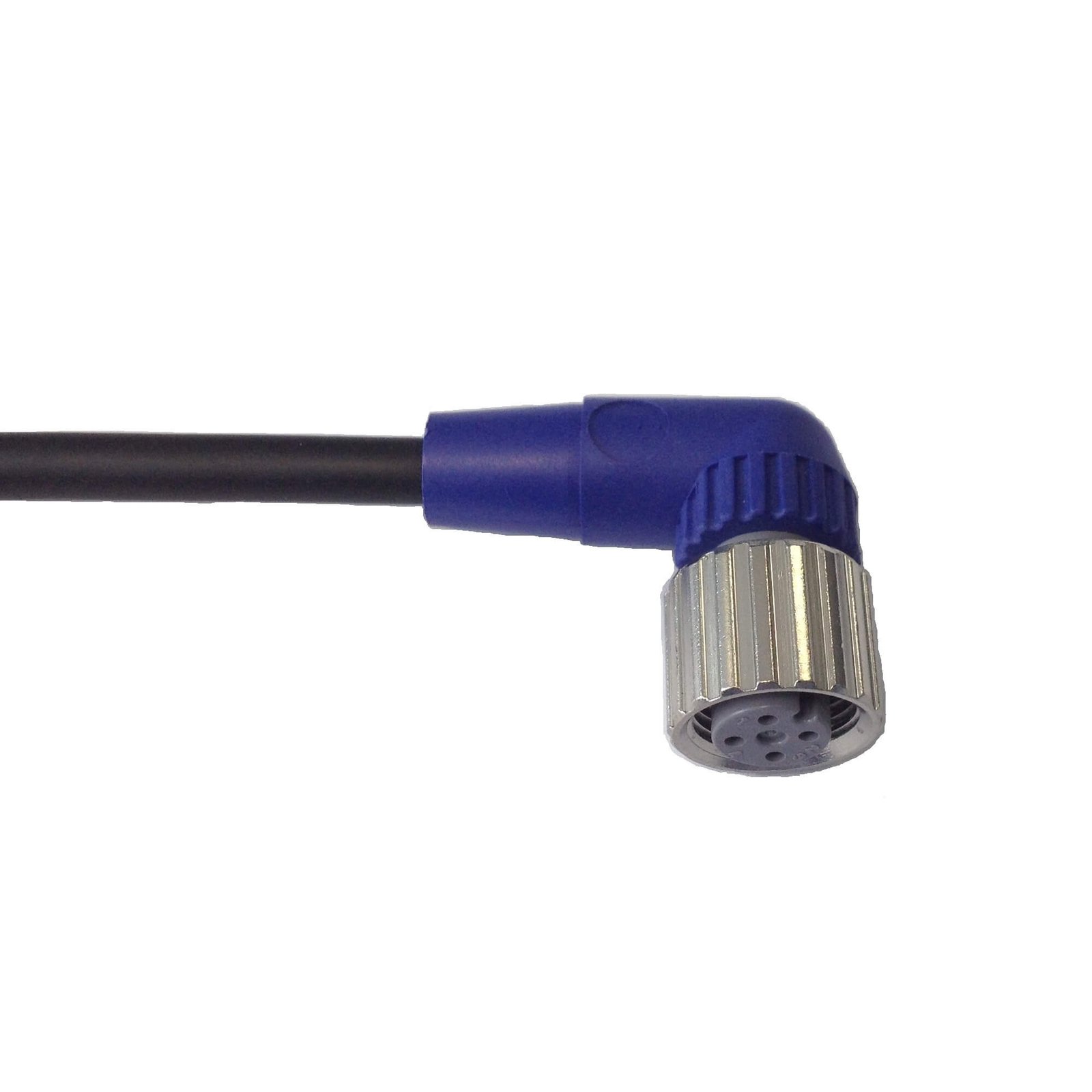 XS2F-LM12PVCxAx Sensor cable, M12 right-angle socket (female), 3-poles, A coded, PVC standard cable, IP67, 2 m - Image 1