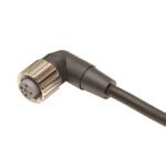 Sensor cable, M12 right-angle socket (female), 5-poles, A coded, PVC fire-retardant cable, IP67, 5 m
