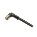 Sensor cable, M8 right-angle socket (female), 3-poles, PVC standard cable, IP67, 5 m